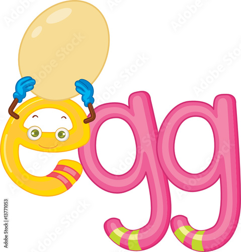 e for egg