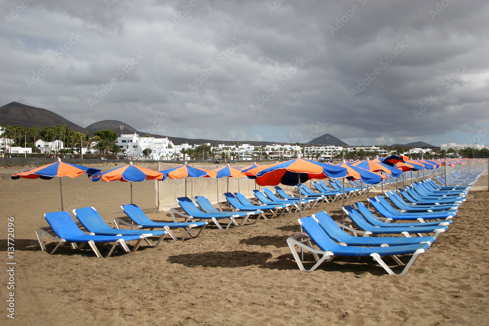 Obraz premium deck chairs