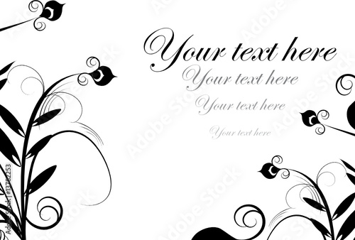 decorative background with space for text