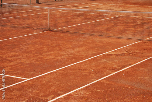 Tableau sur toile Tennis clay court