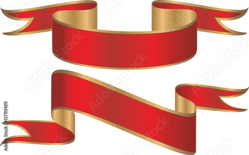 Red banners