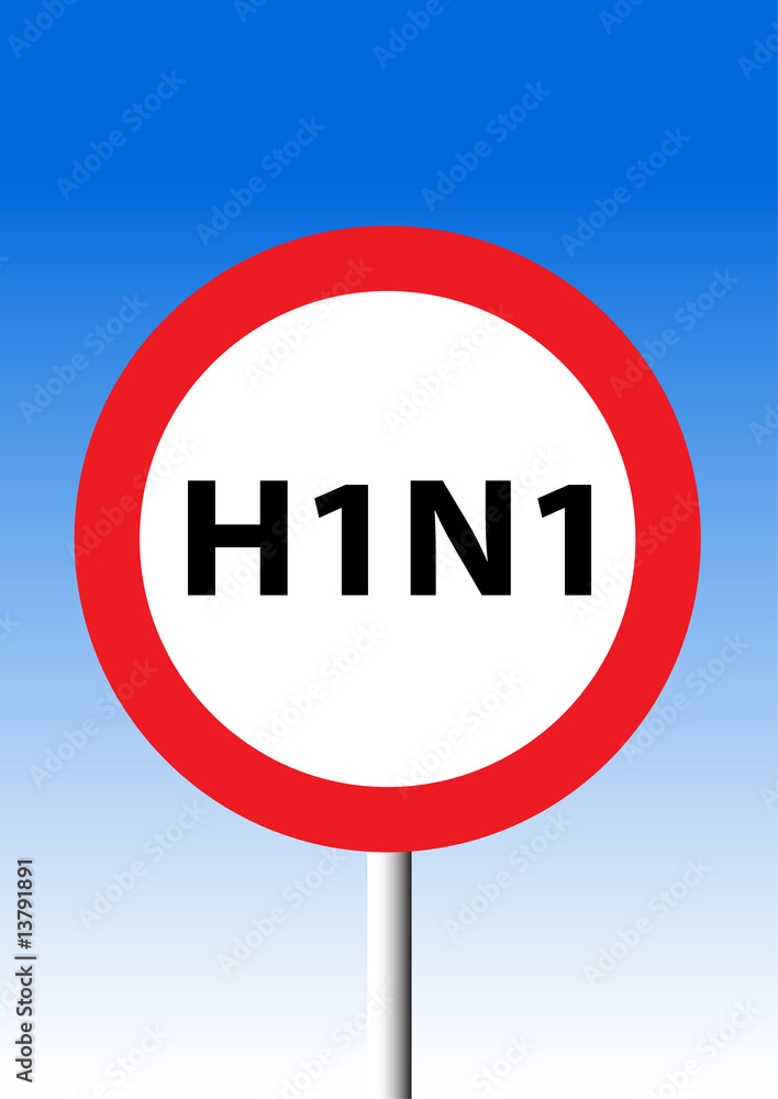 swine H1N1 flu sign