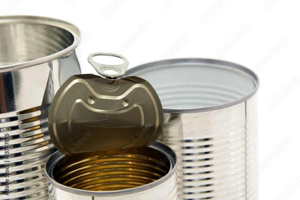 Boites de conserve vides Photos | Adobe Stock