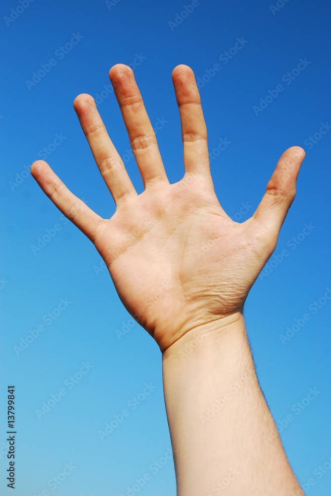 Hand in sky Hand in sky