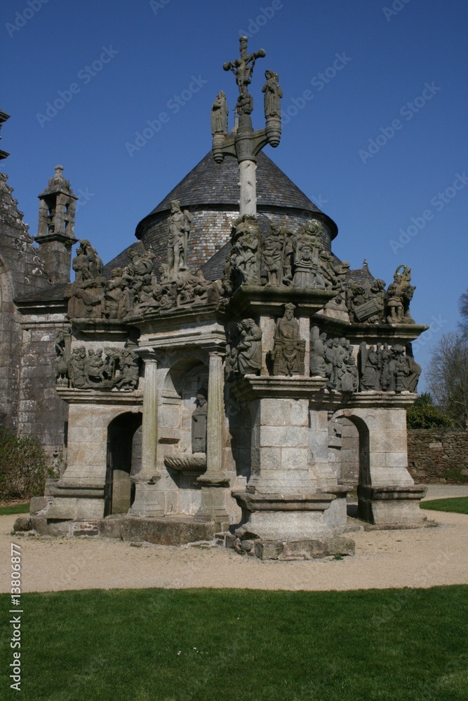 Fototapeta premium Enclos de Guimiliau,paroisse,bretagne,finistère,calvaire