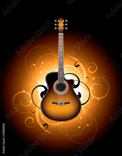 the fire guitar
