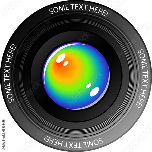 Editable vector camera lens
