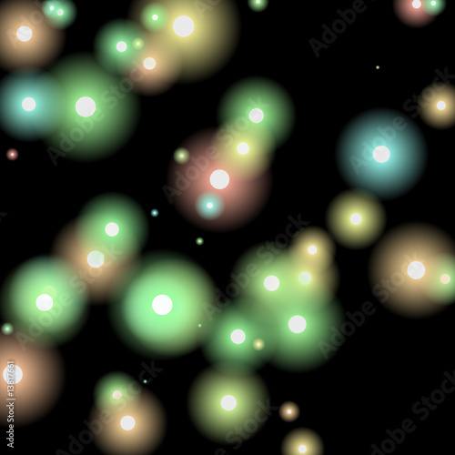 blurry colored lights