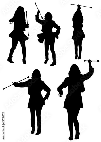 Majorettes (vettoriale)