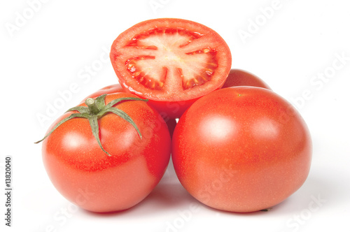 Five jucy tomatoes
