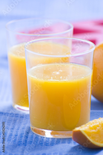 a delicious freshness orange juice