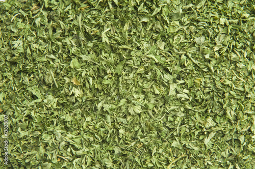 Dried Parsley Up Close