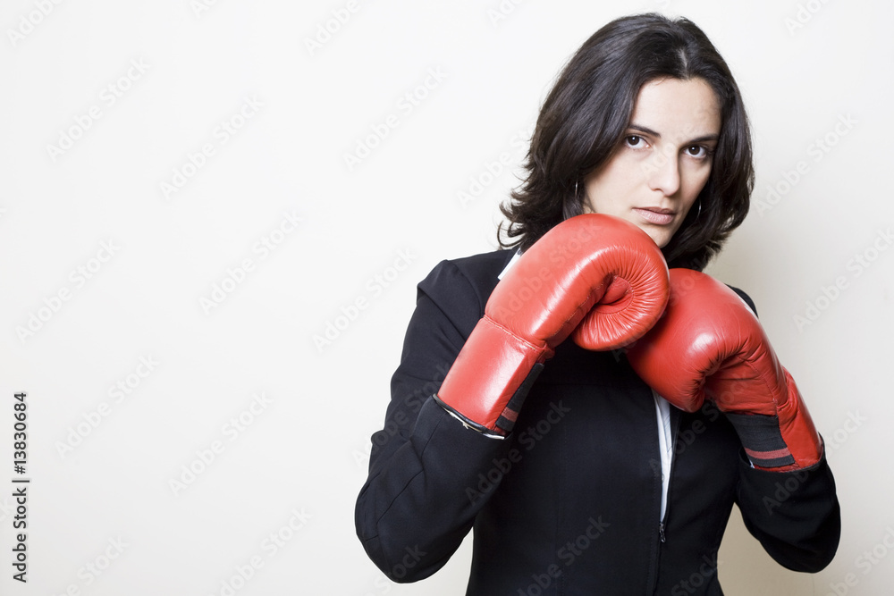 Boxing woman Boxing woman