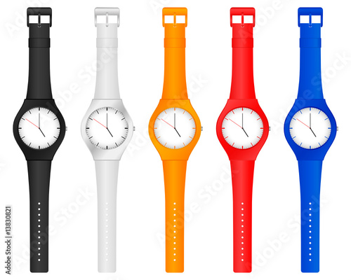 color wristwatch
