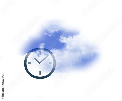 Tableau sur toile CLOUD TIME
