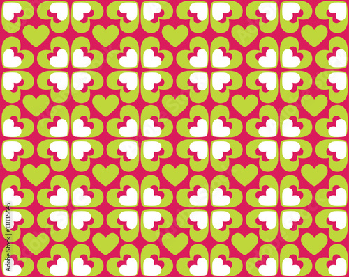 Seamless hearts pattern