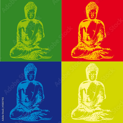 Popart Buddha