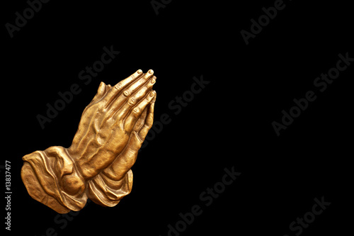Praying hands background