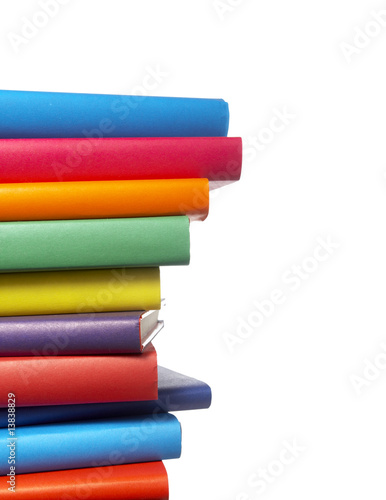 Wallpaper Mural colorful books stack education Torontodigital.ca