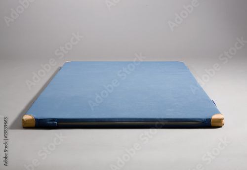 blaue Turnmatte