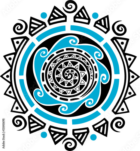 Neo Tribal, Haida Work, Sonne, Rad