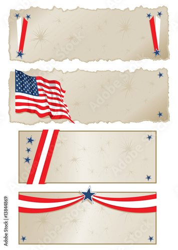July 4th Banners