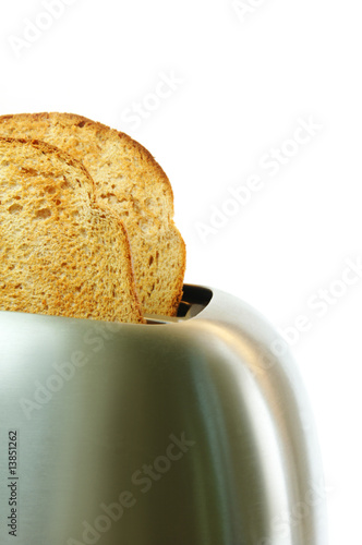 Toasted Bread in a Toaster