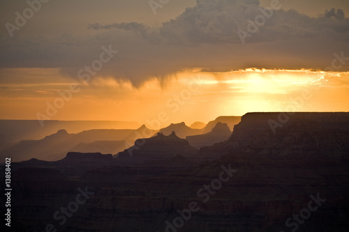 South Rim, Desert View ,Grand Canyon,Sonnenuntergang.