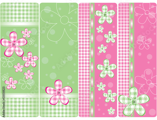 Set of gift cards