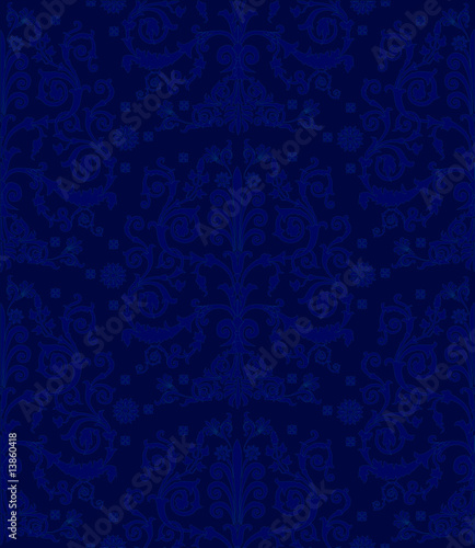 blue tiled symmetrical background