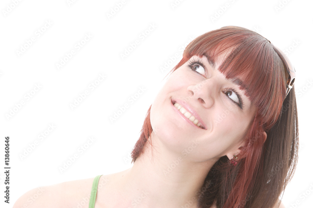 happy young woman