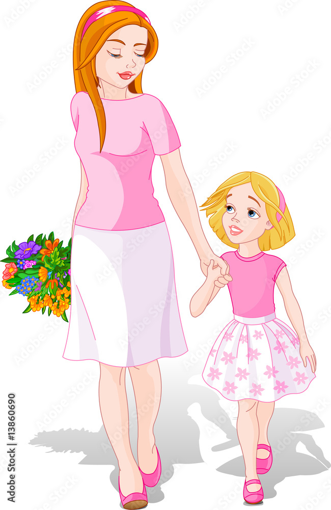 Mom and Daughter Mom and Daughter