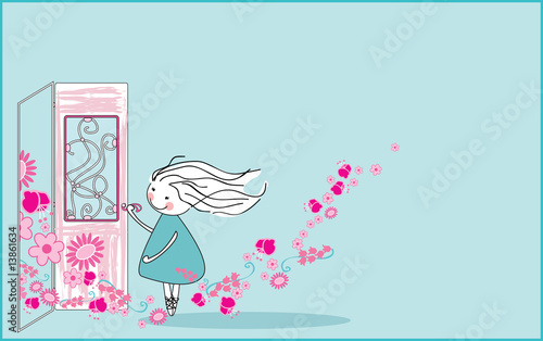 spring knocks on the door