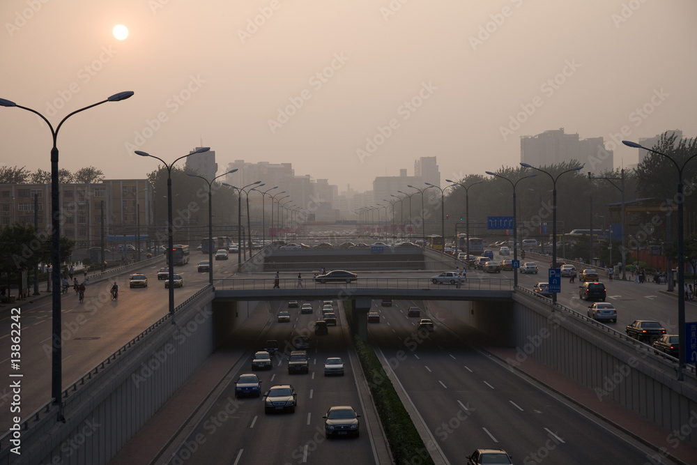 Smog über Peking