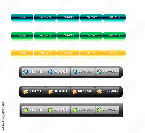 web buttons