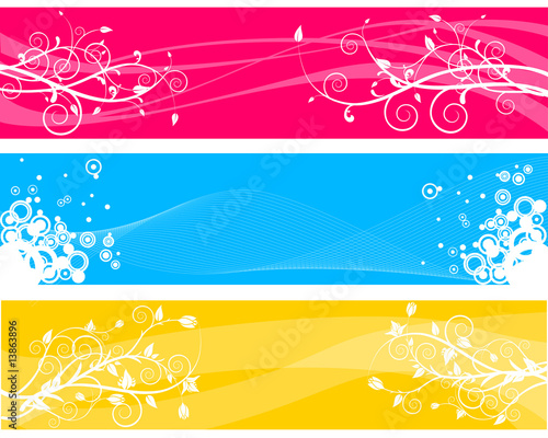 abstrakter floraler hintergrund