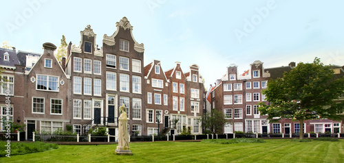Canvas Print béguinage d'Amsterdam