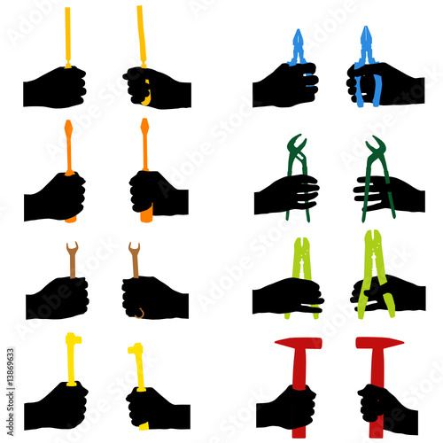 holding tool vector