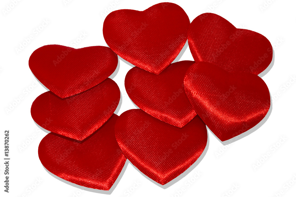 Heap of red hearts Heap of red hearts
