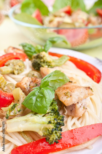 chicken and broccoli pasta dijon