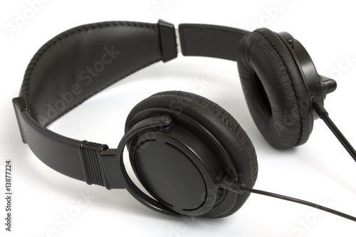 Black headphone