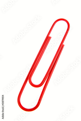 Wallpaper Mural Paper-clip isolated on white background Torontodigital.ca
