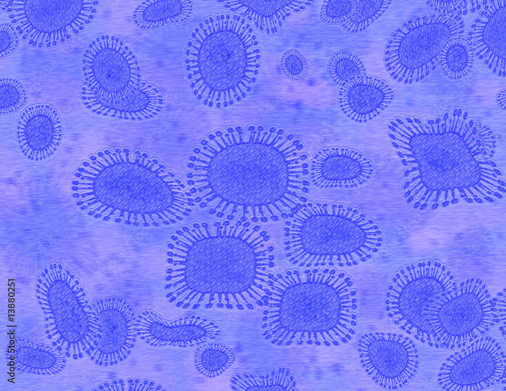Bacteria background Bacteria background