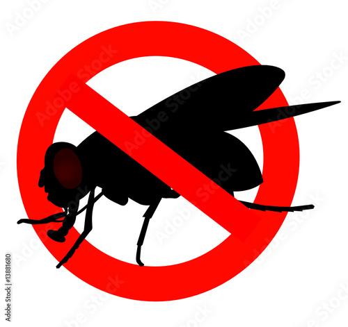 interdit aux mouche