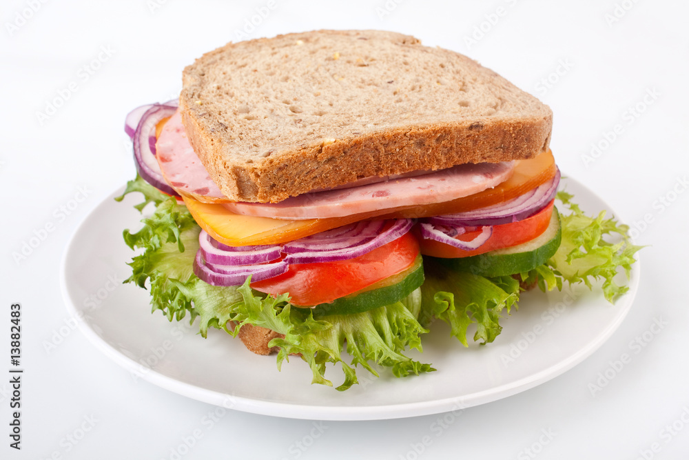 whole wheat sandwich