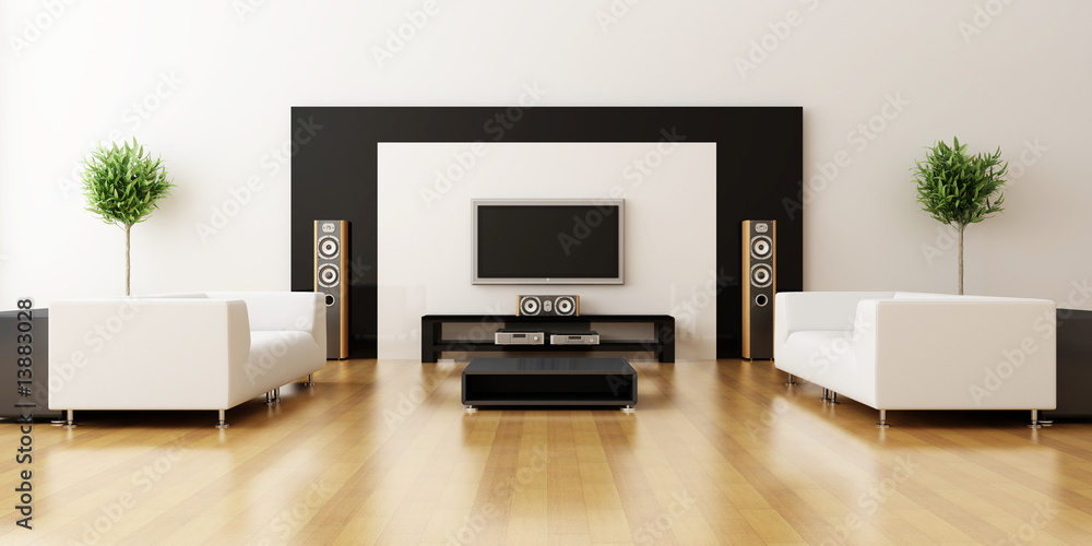 Modern interior of a room Modern interior of a room