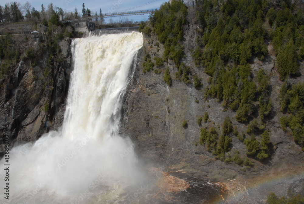 Fototapeta premium Montmorency Wasserfall bei Québec