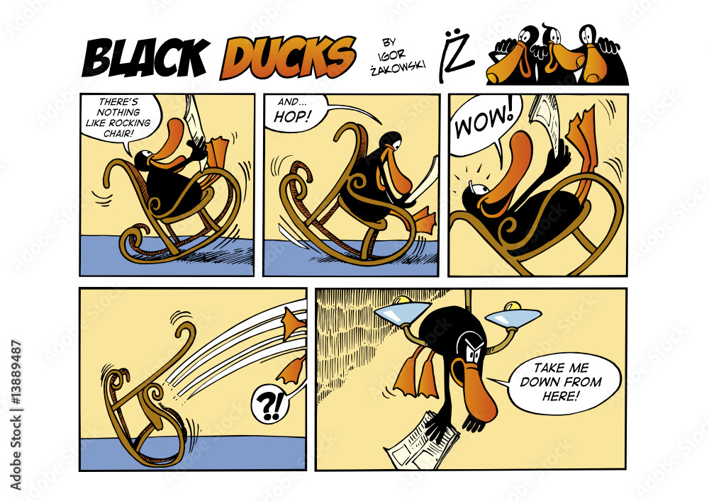 Black Ducks Comic Strip episode 2