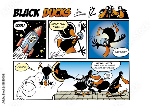 Black Ducks Comic Strip episode 1