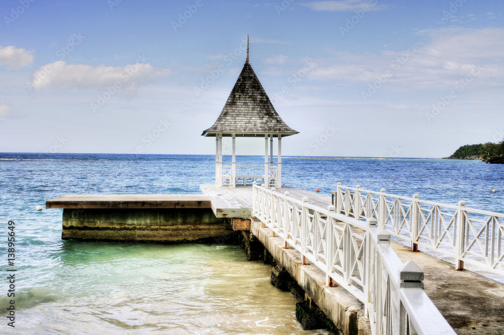 Pier at Montego Bay, Jamaica, Carribean